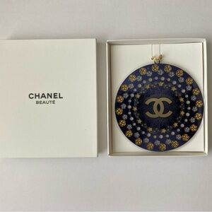Chanel Christmas Ornament 2025 Blue 3 1/4” New